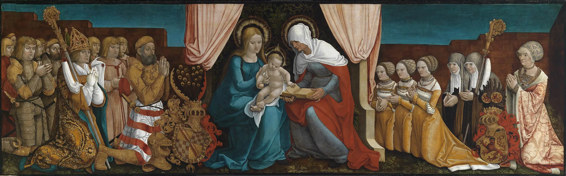 Margrave, mère et enfant - Hans Baldung Grien image 1 copie de tableau peinte à la main