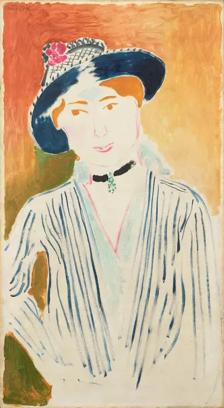 Marguerite à la veste rayée - Henri Matisse