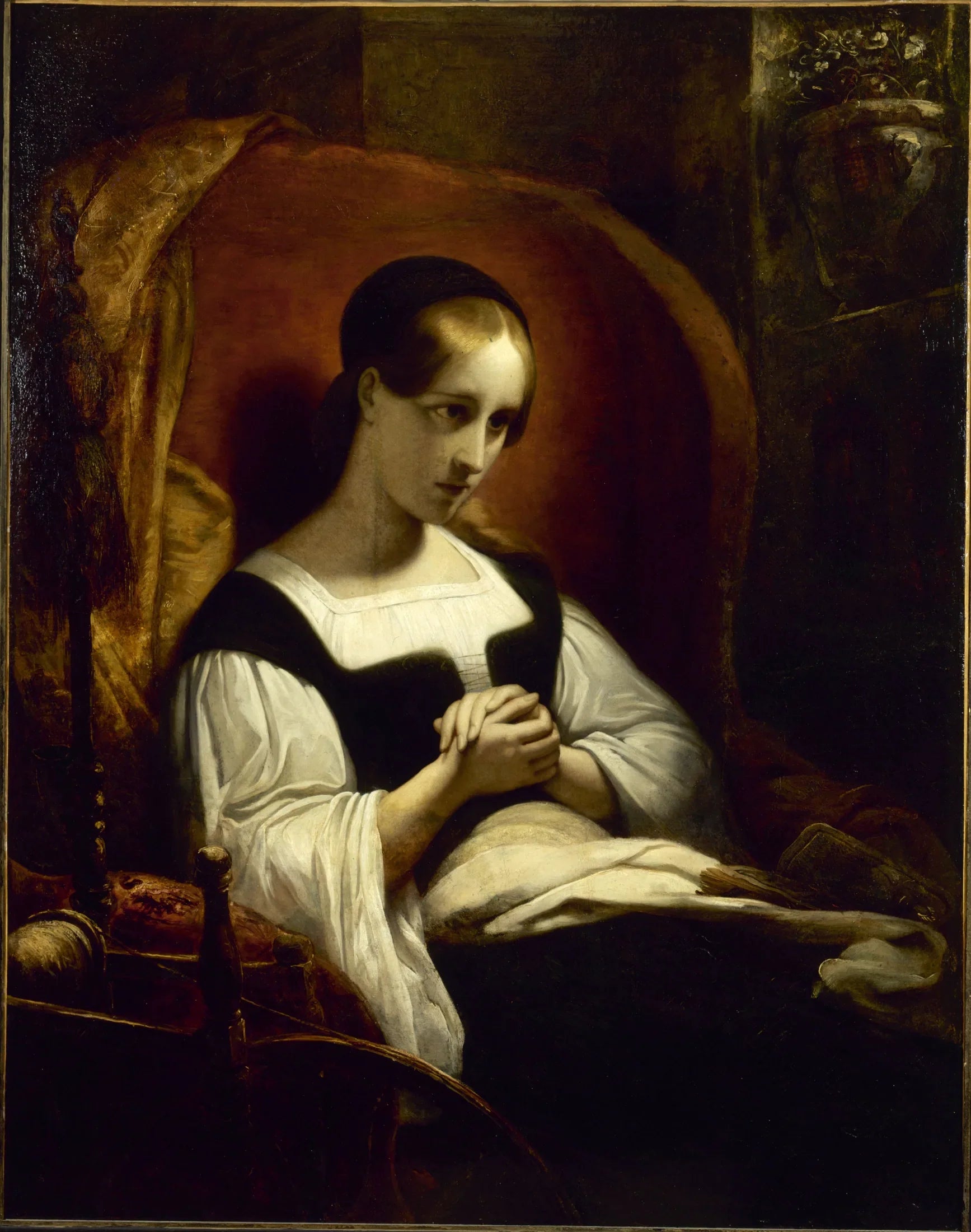 Marguerite au rouet - Ary Scheffer image 1 tableau peint à l’huile sur toile