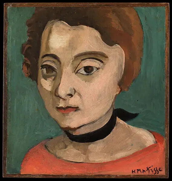 Marguerite avec ruban de velours noir - Henri Matisse