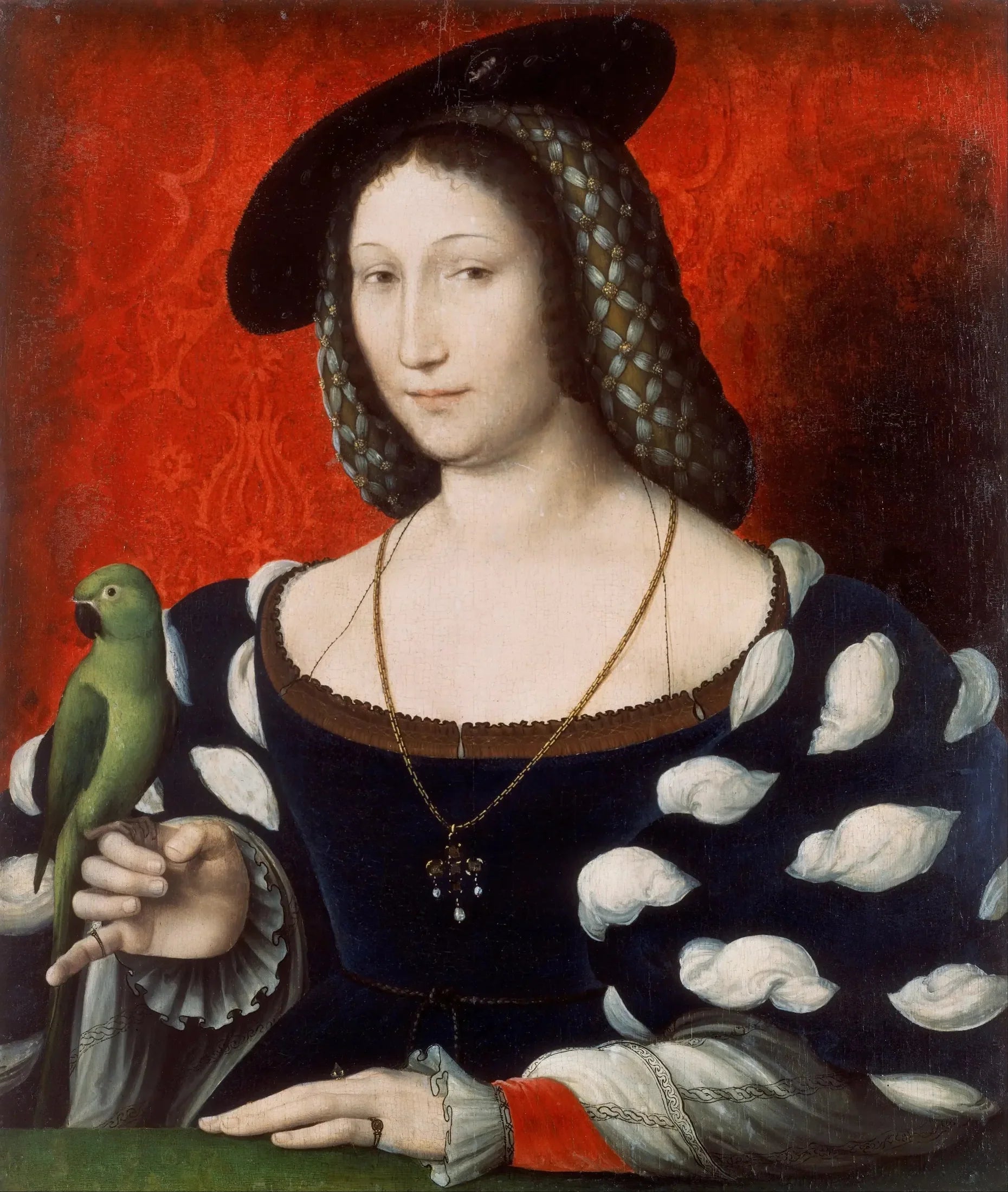 Marguerite de Navarre - Jean Clouet image 1 reproduction de peinture à l’huile