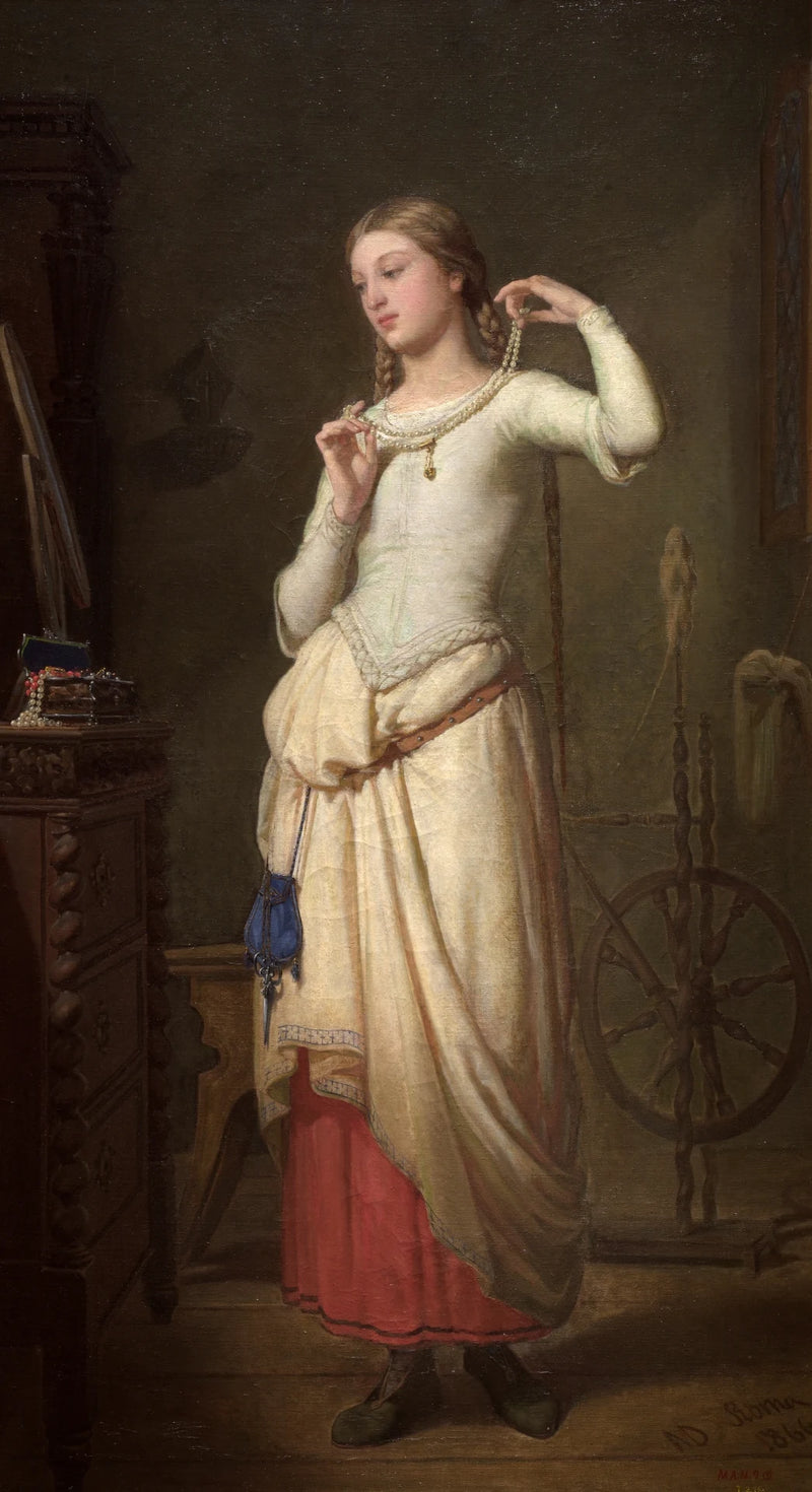 Marguerite devant le miroir - Manuel Domínguez Sánchez