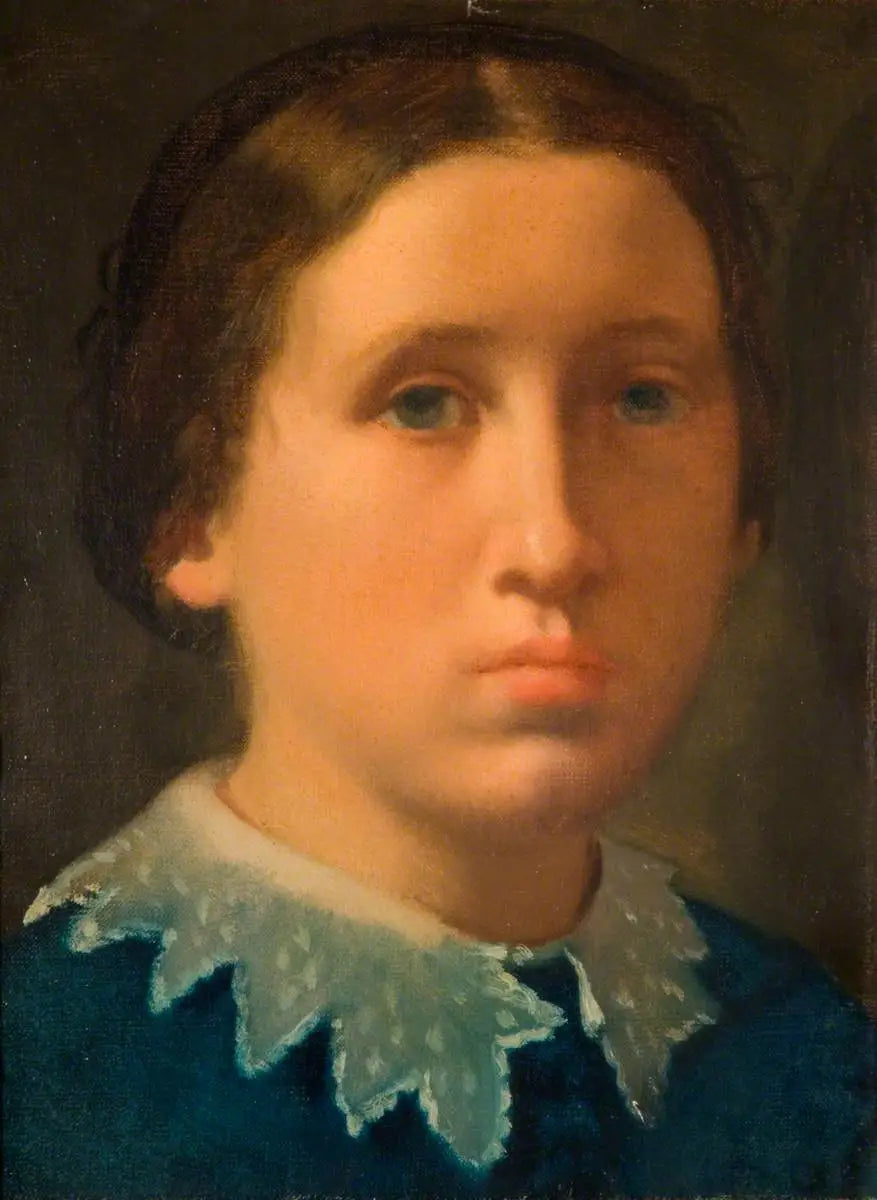 Marguerite, sœur de l'artiste - Edgar Degas image 1 reproduction artisanale de tableau