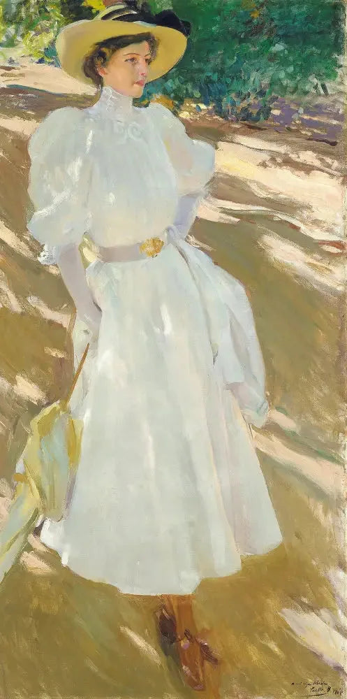 Maria à La Granja - Joaquín Sorolla image 1 reproduction artisanale de tableau