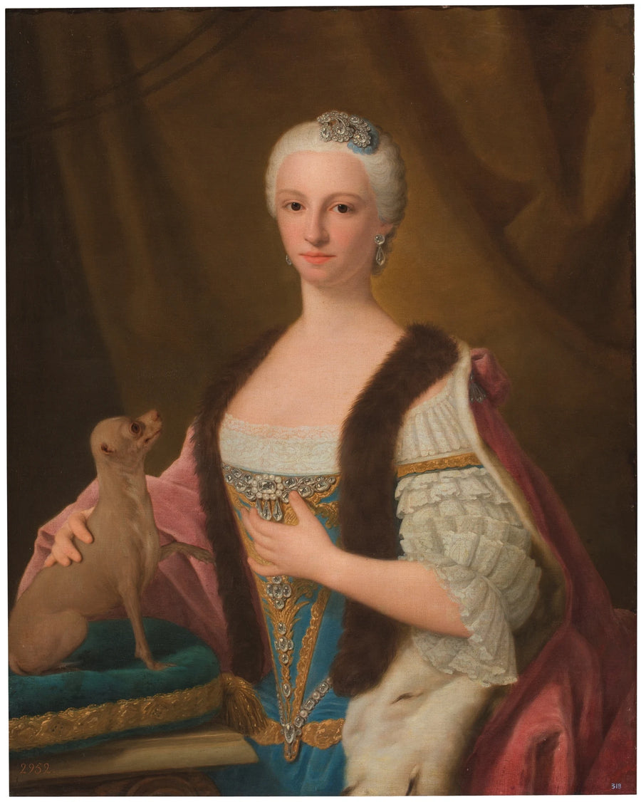 María Antonia Fernanda d'Espagne, épouse de Vittorio Amadeo III - Domenico Duprà