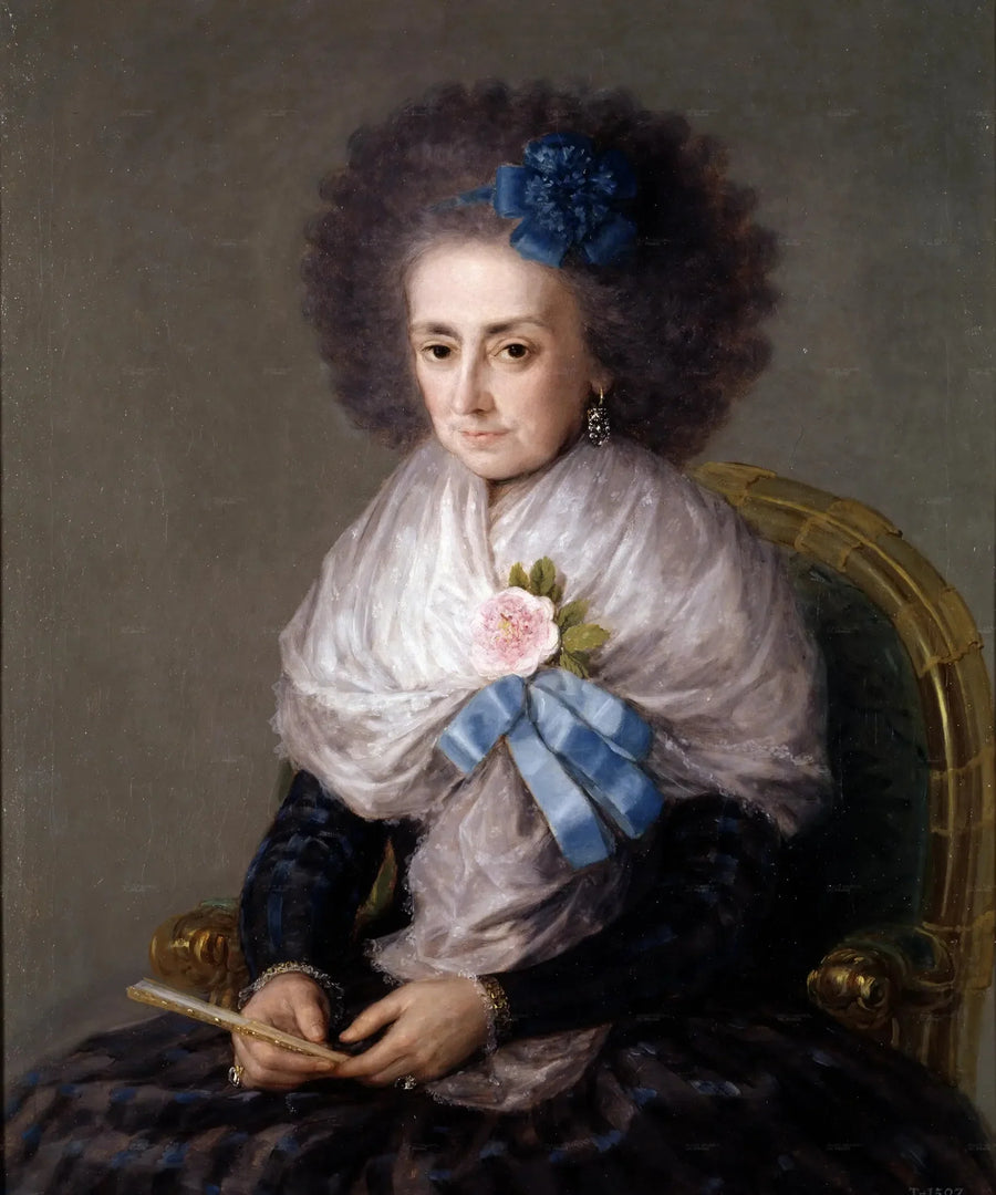 María Antonia Gonzaga, marquise douairière de Villafranca - Francisco de Goya