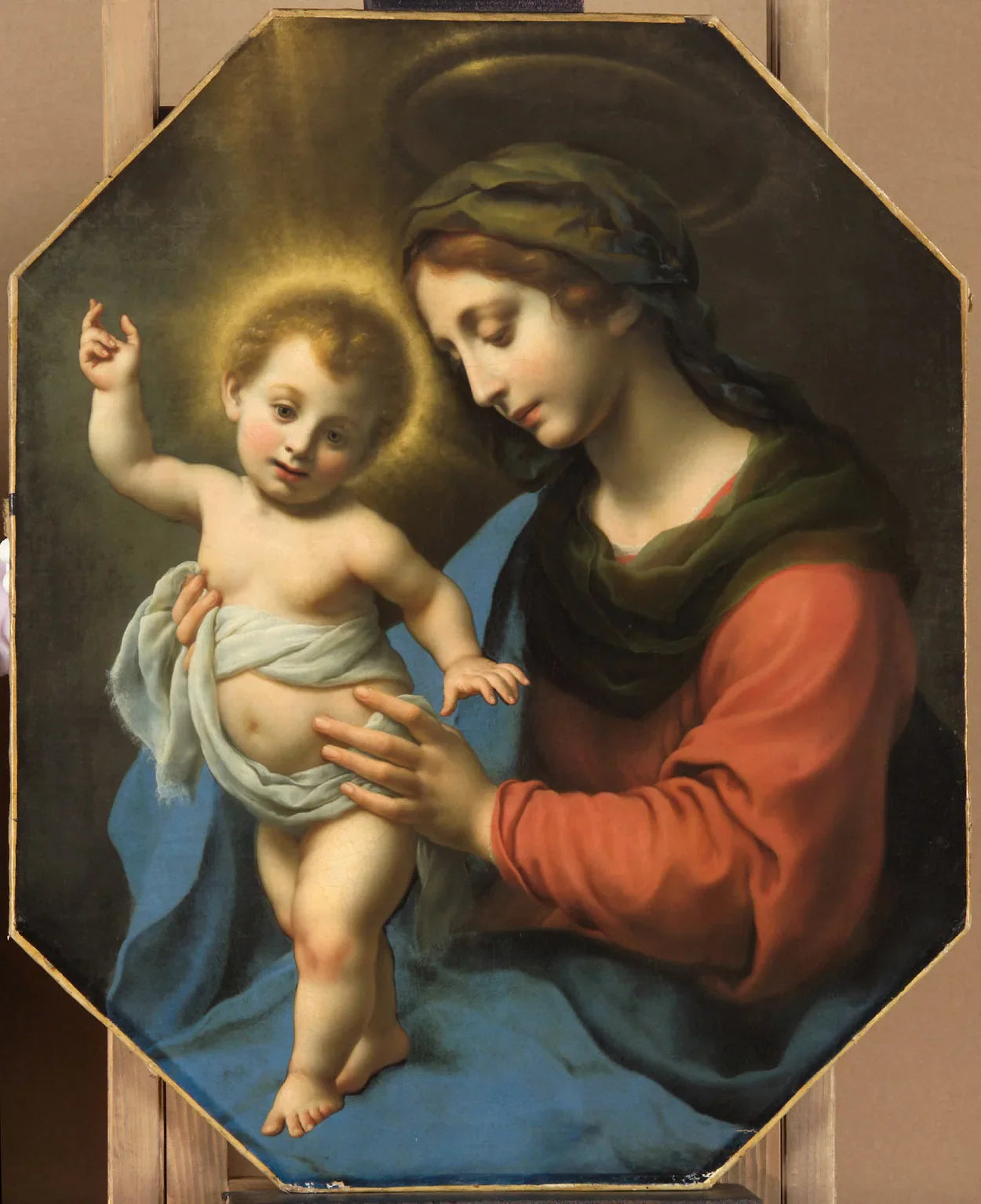 Maria avec enfant - Carlo Dolci image 1 reproduction artisanale de tableau