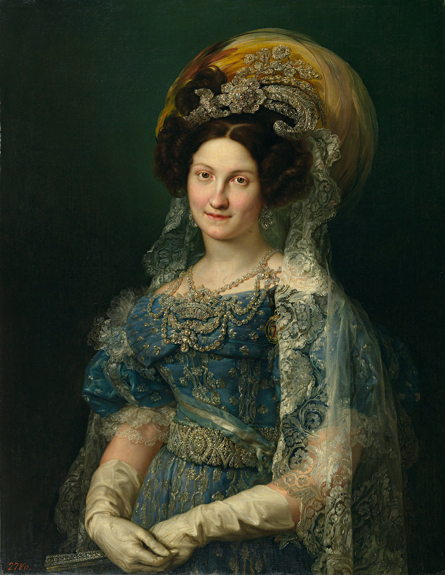 María Cristina de Borbon, reine d'Espagne - Vicente López Portaña