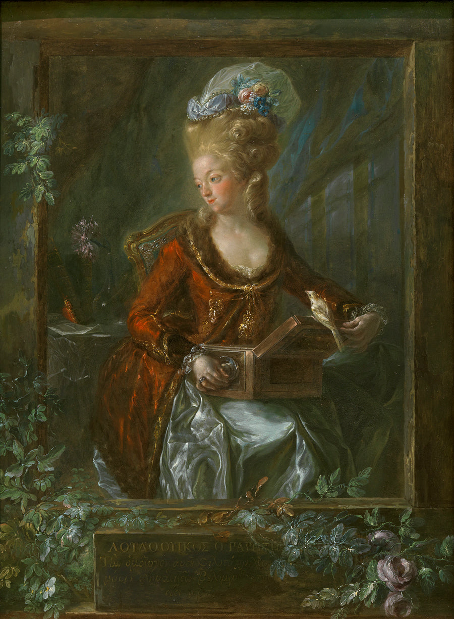 María de las Nieves Micaela Fourdinier, femme de l'artiste - Luis Paret y Alcázar