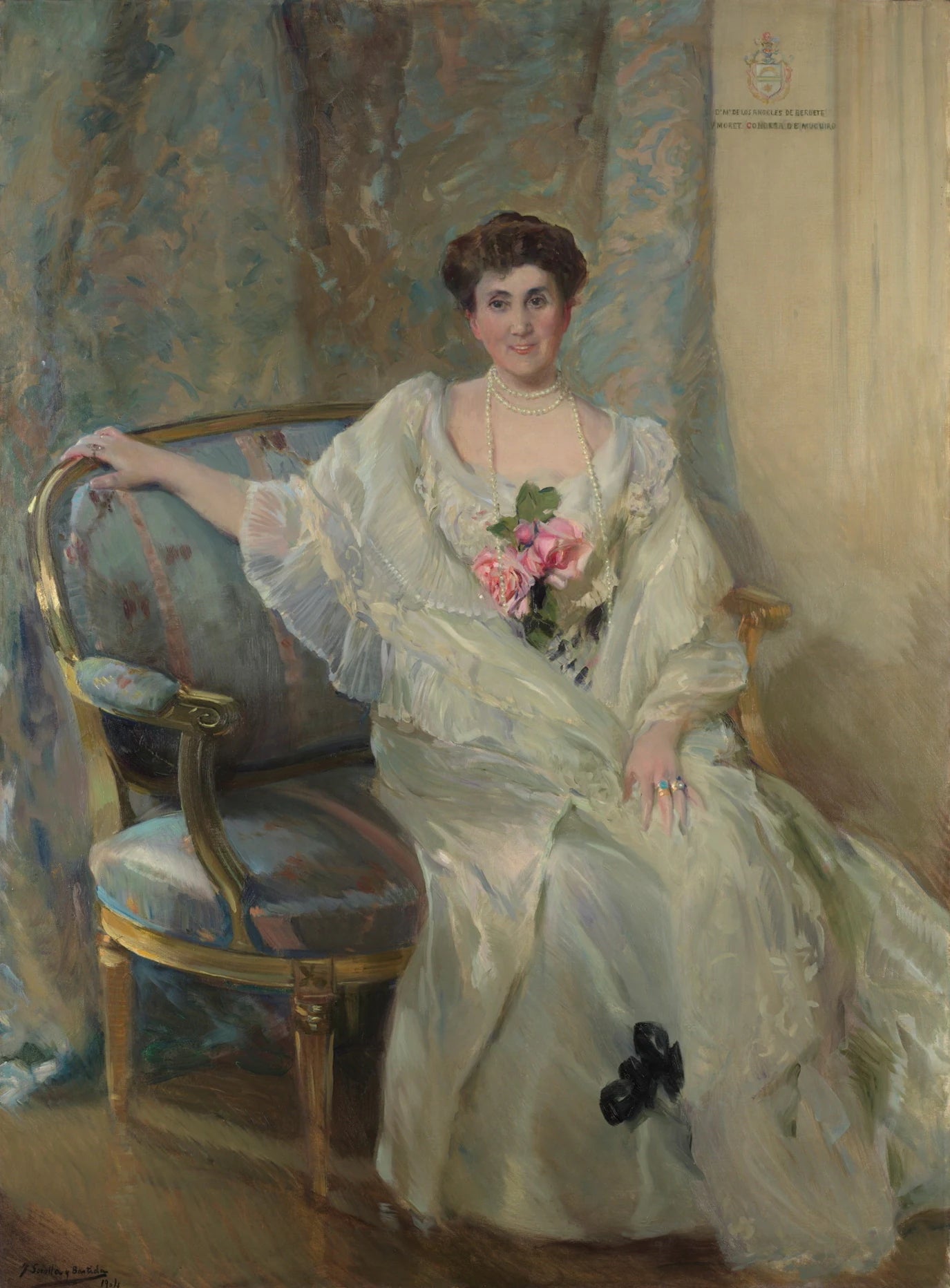 María de los Ángeles Beruete y Moret, comtesse veuve de Muguiro - Joaquín Sorolla