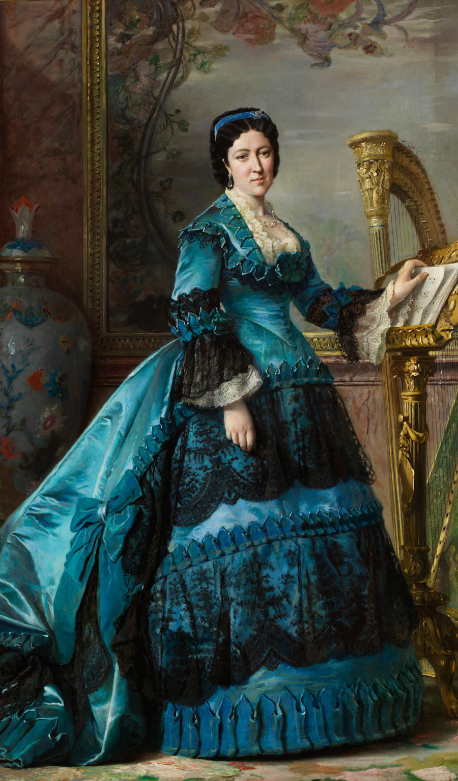María de los Dolores Collado y Echagüe, duchesse de Bailén - Vicente Palmaroli