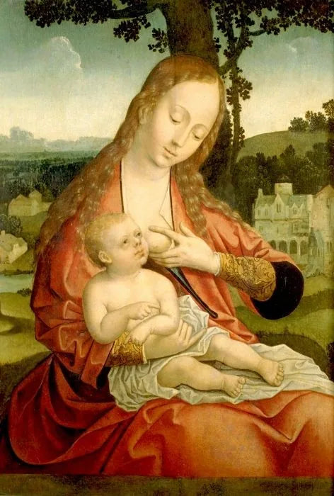 Maria mit dem Kind - Bernard van Orley image 1 reproduction de peinture à l’huile