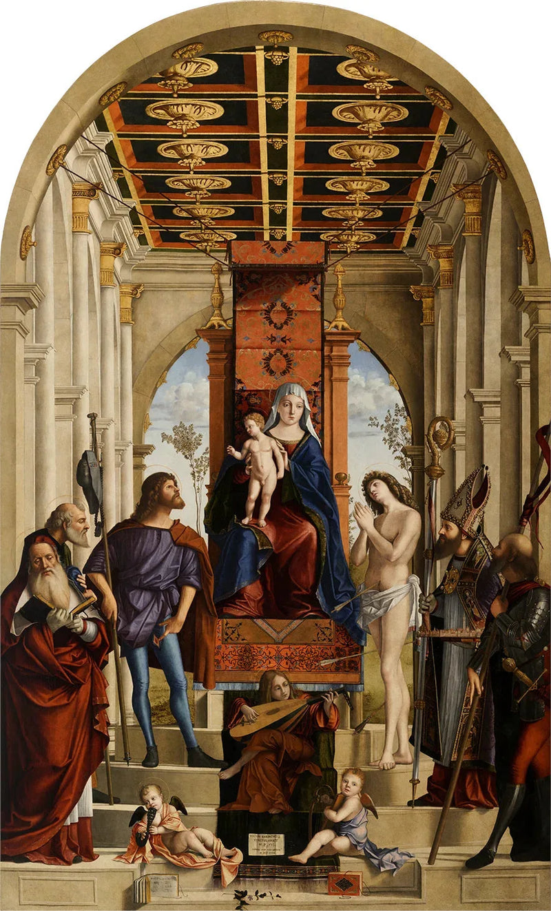 Maria mit Kind und Heiligen - Vittore Carpaccio