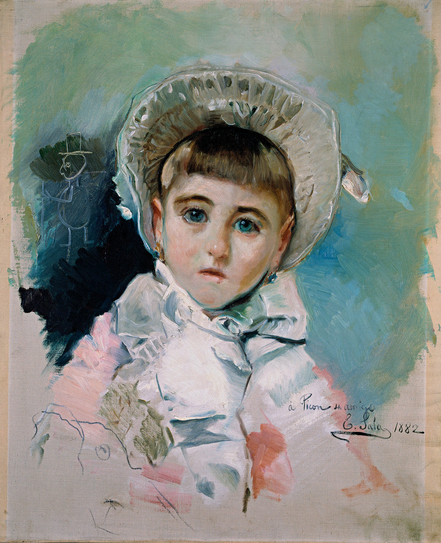 María Picón y Pardiñas, avec une capuche blanche - Emilio Sala Francés