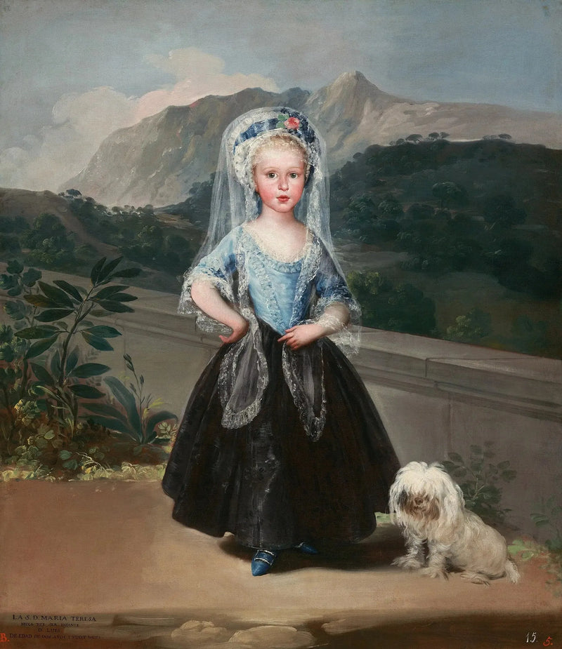 María Teresa de Borbón y Vallabriga, plus tard Condesa de Chinchón - Francisco de Goya