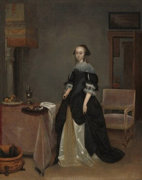 Maria van Suchtelen - Gerard ter Borch image 1 reproduction de peinture à l’huile