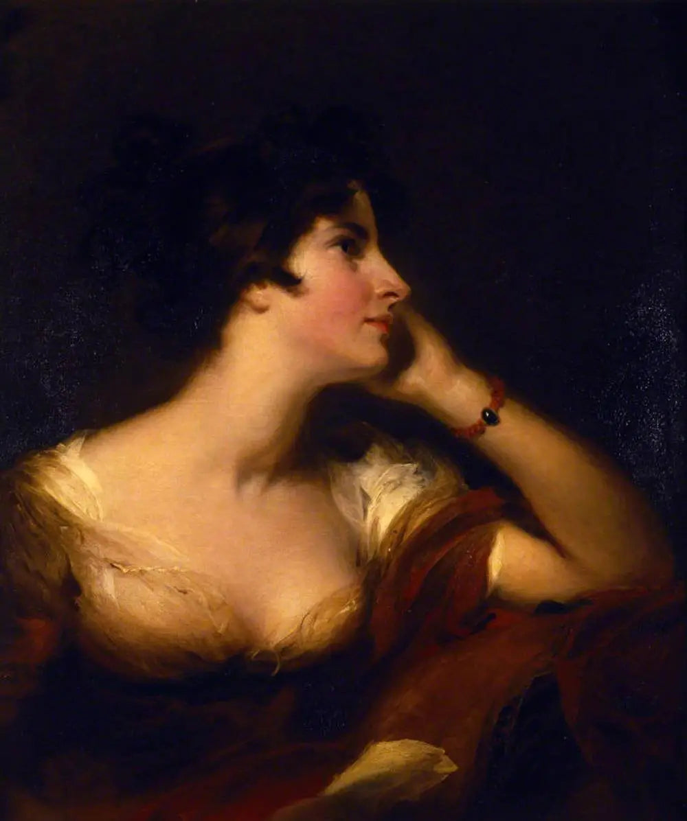 Maria Woodley, Mme Walter Riddell (1772-1808) - Thomas Lawrence image 1 reproduction de peinture à l’huile