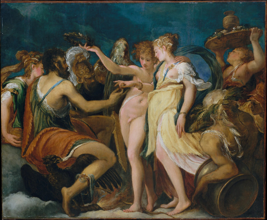 Le Mariage de Cupidon et Psyché - Andrea Schiavone (Andrea Meldola)