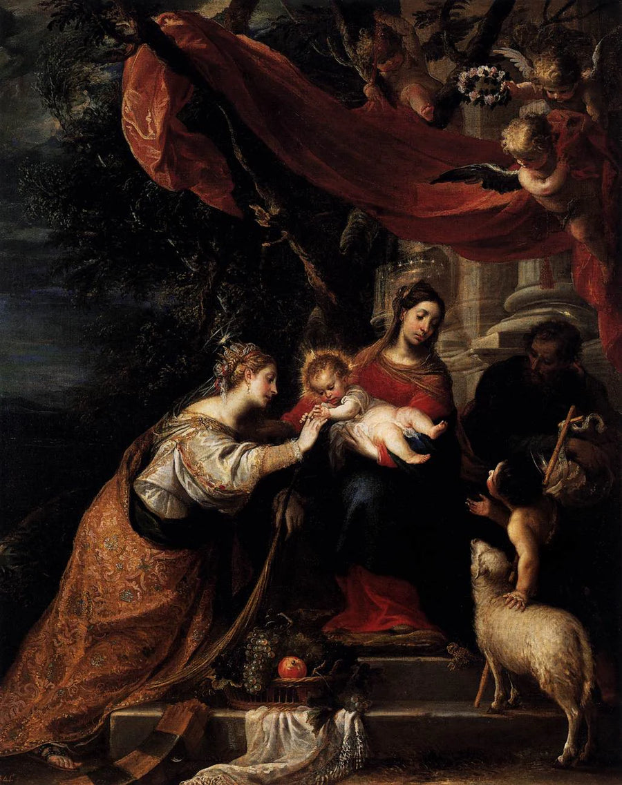 Le Mariage mystique de Sainte Catherine - Mateo Cerezo