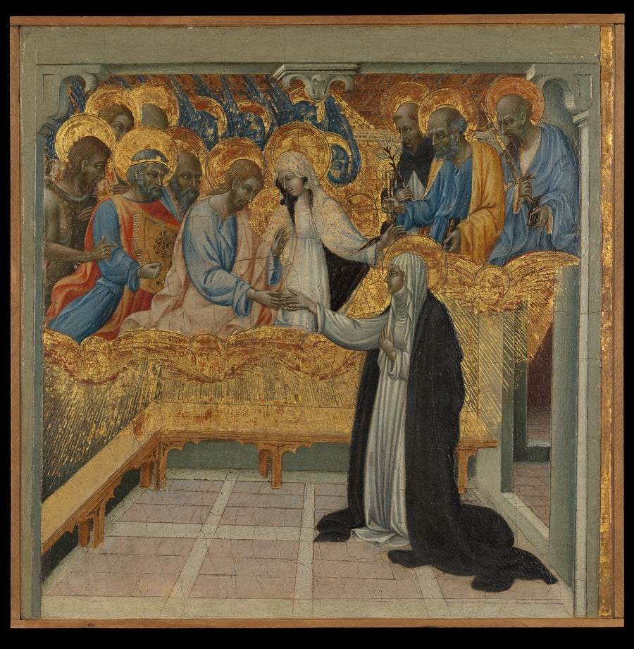Le Mariage mystique de Sainte Catherine de Sienne - Giovanni di Paolo (Giovanni di Paolo di Grazia)