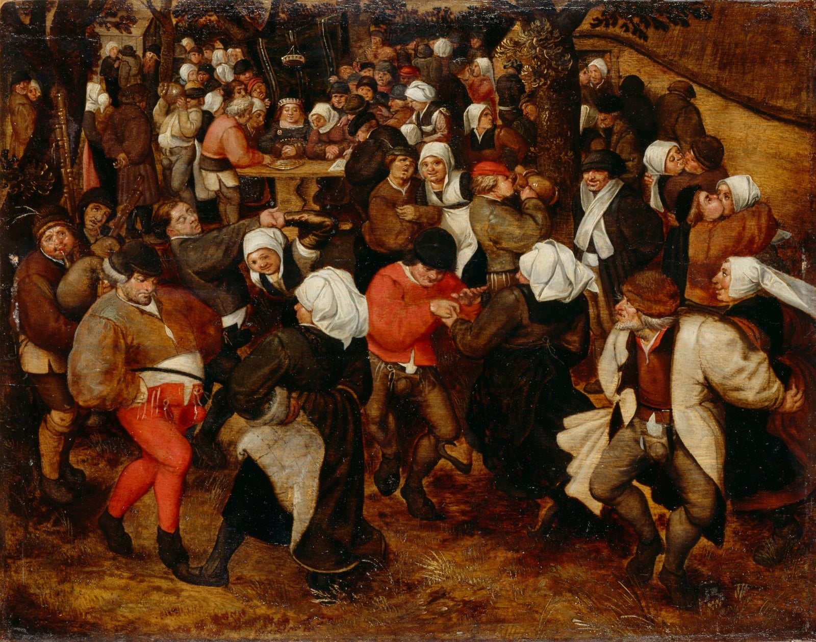 Mariage paysan en plein air - Jan Brueghel l'Ancien image 1 copie peinte à la main à l’huile