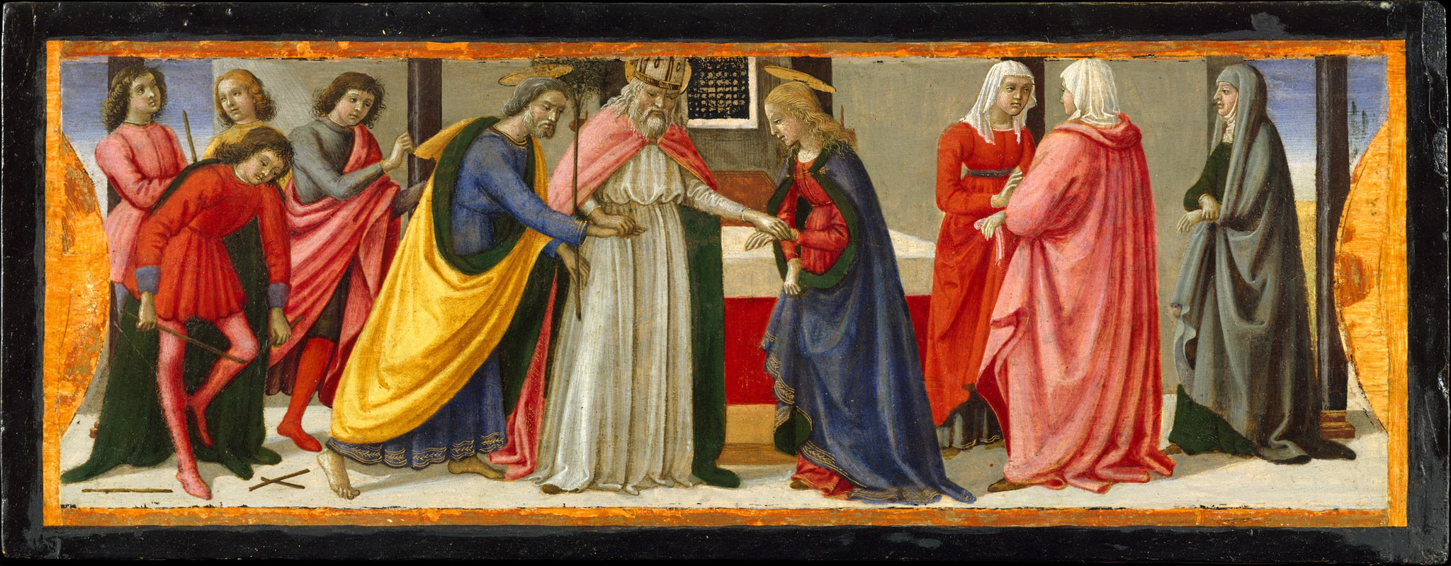Le Mariage de la Vierge - Davide Ghirlandaio (David Bigordi)