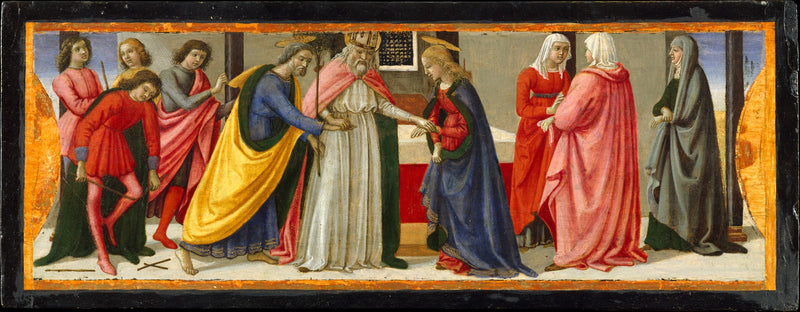 Le Mariage de la Vierge - Davide Ghirlandaio (David Bigordi)
