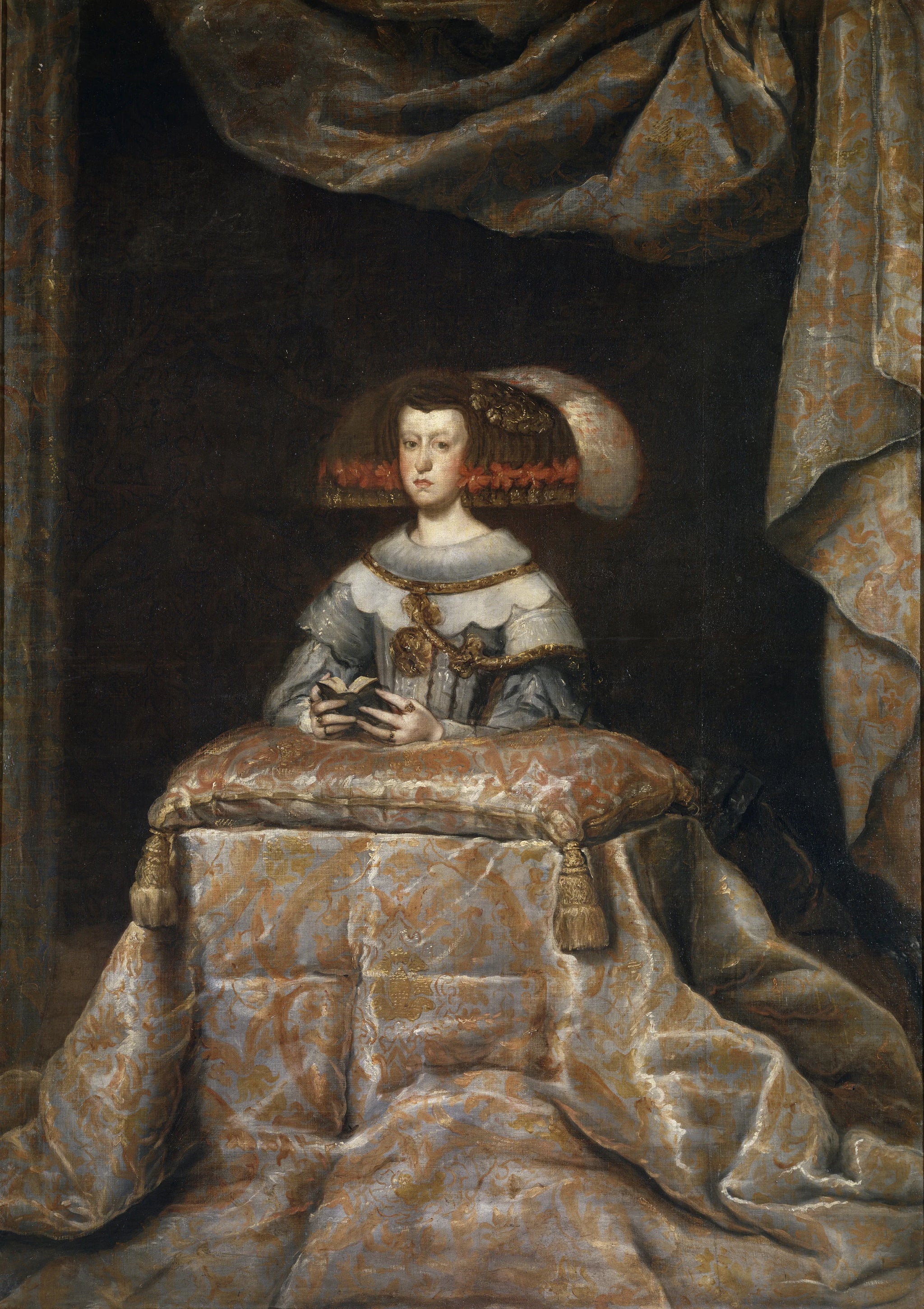 Mariane d'Autriche en prière - Artiste inconnu