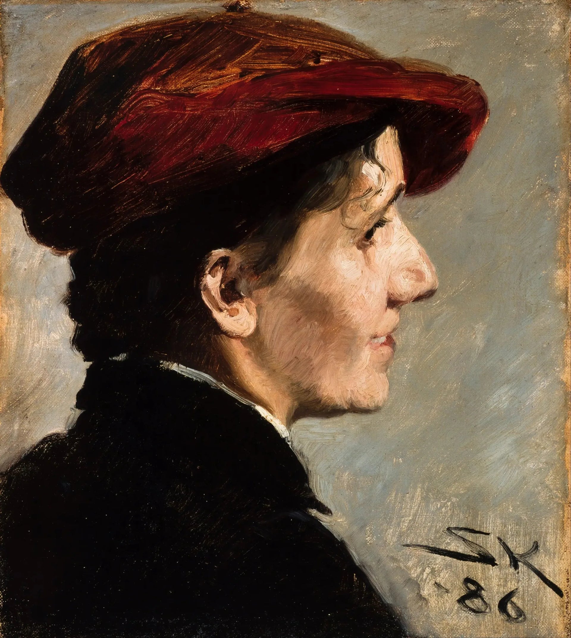 Marianne Stokes - Peder Severin Krøyer image 1 reproduction artisanale de tableau