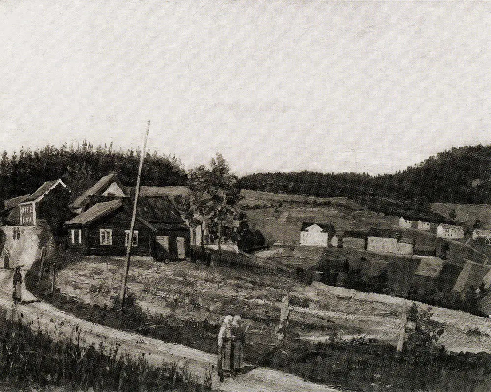 Maridalsveien à Nydalen - Edvard Munch image 1 reproduction d’œuvre d’art à l’huile