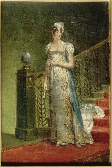 Marie-Annuciade-Caroline Bonaparte, reine de Naples, au palais de l'Elysée (1782-1839) - François Gérard image 1 reproduction réalisée par Alpha Reproduction