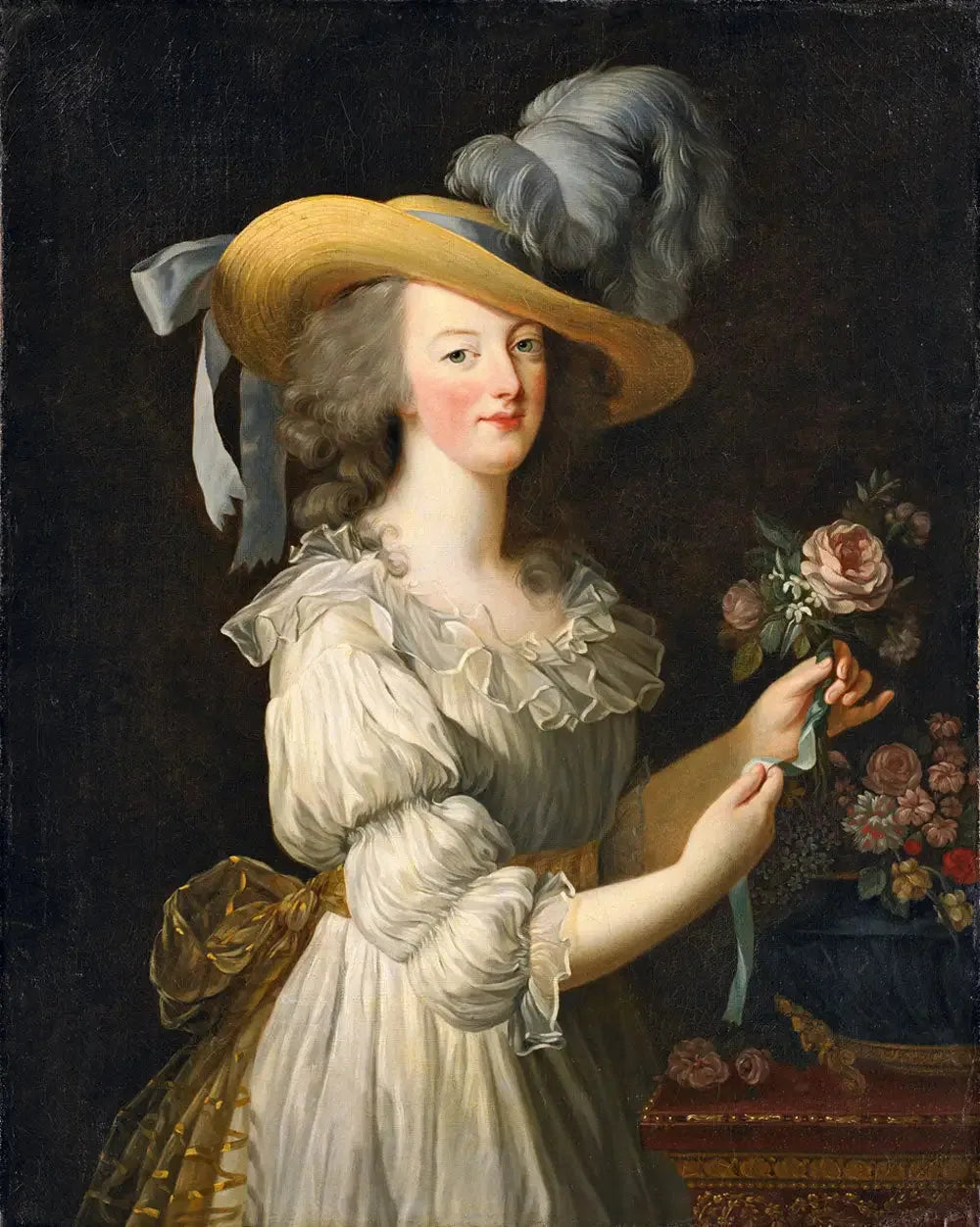 Marie-Antoinette en gaulle - Élisabeth Vigée Le Brun image 1 tableau peint à l’huile sur toile