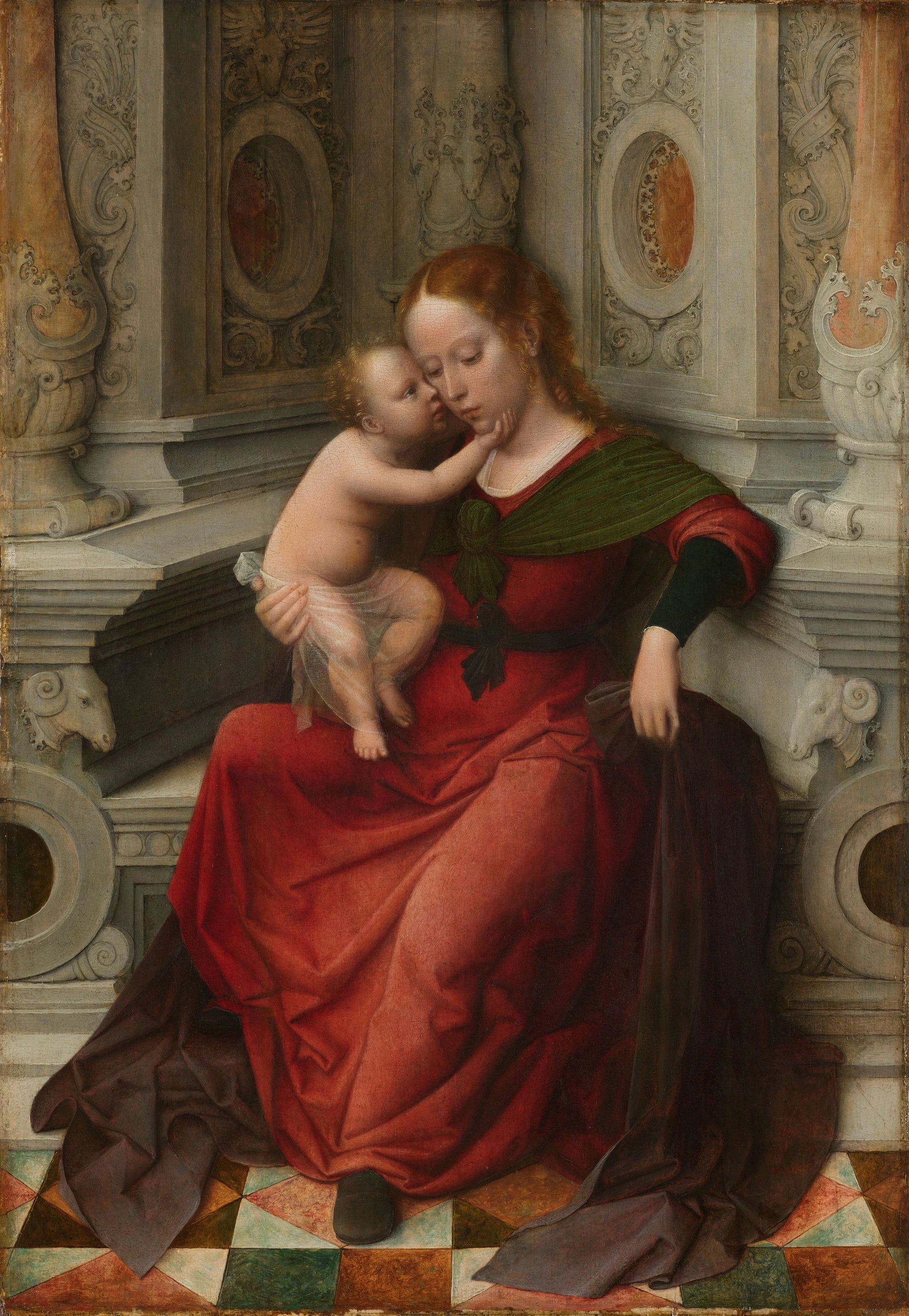 Marie avec un enfant - Adriaen Isenbrant