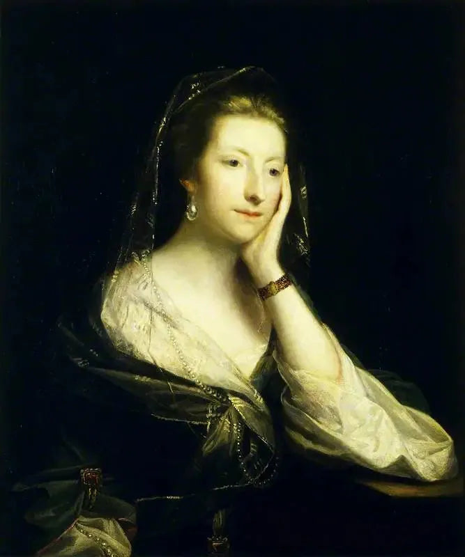Marie Barnardiston (1730–1760) - Joshua Reynolds image 1 tableau peint à l’huile sur toile