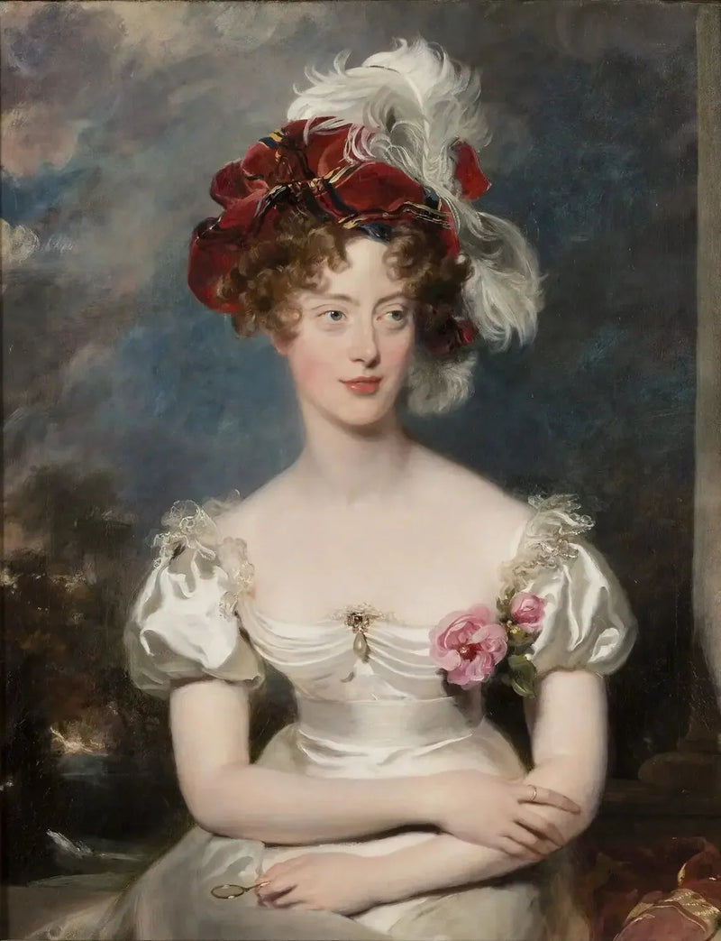 Marie Caroline de Bourbon-Sicile (1798-1870), duchesse de Berry. - Thomas Lawrence