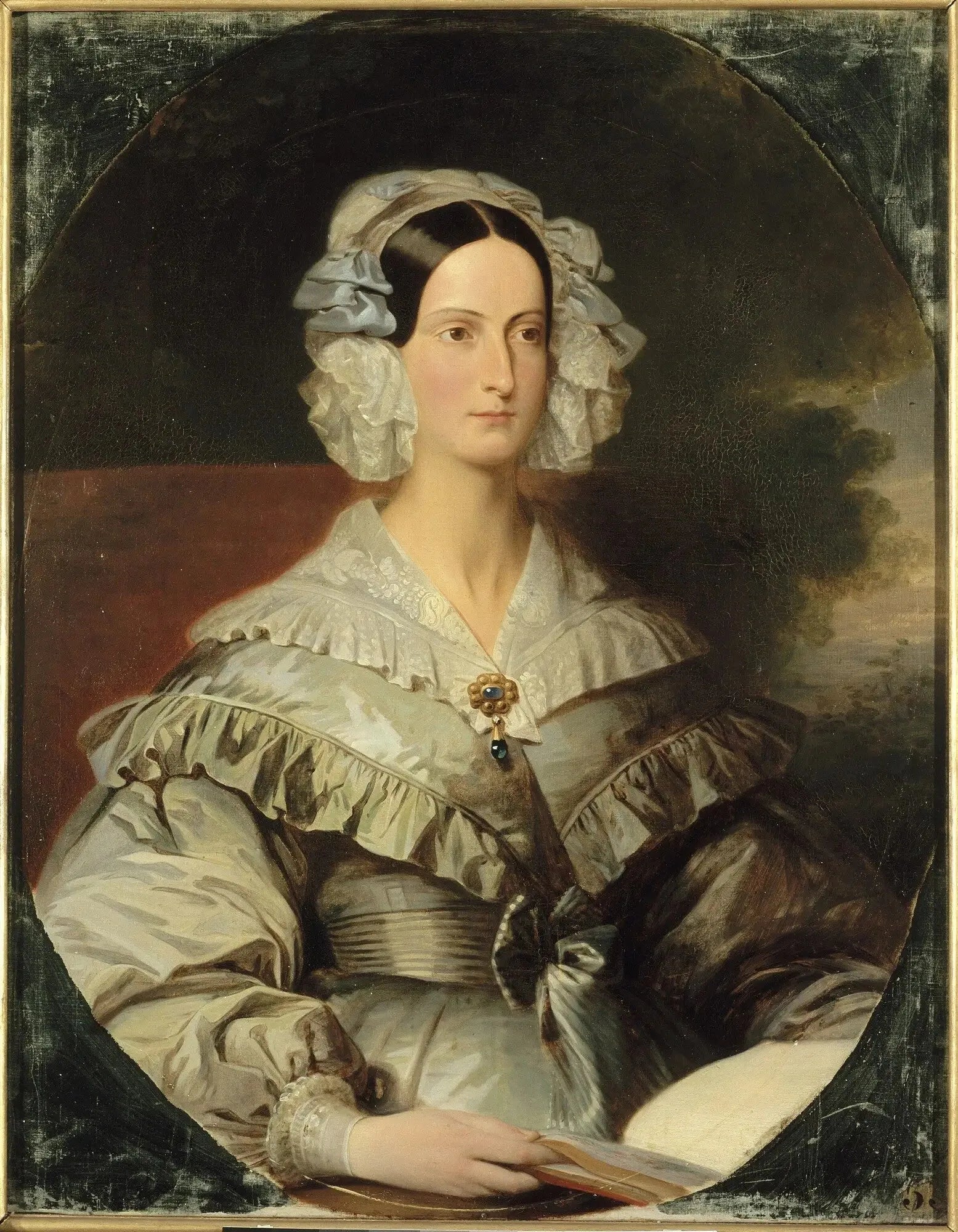 Marie-Christine-Caroline d'Orléans, duchesse de Wurtemberg - Franz Xaver Winterhalter image 1 copie de tableau peinte à la main
