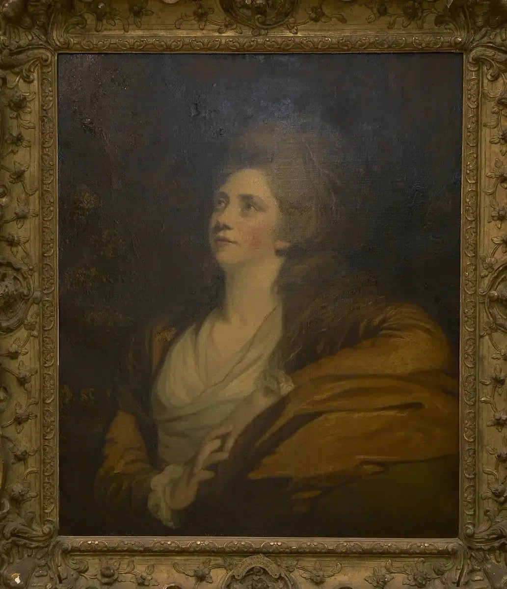 Marie, comtesse Harcourt - Joshua Reynolds image 1 copie peinte à la main à l’huile