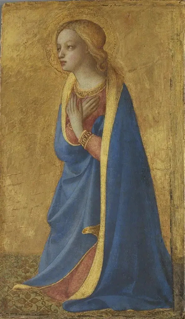 Marie de l'Annonciation - Fra Angelico image 1 copie de tableau peinte à la main