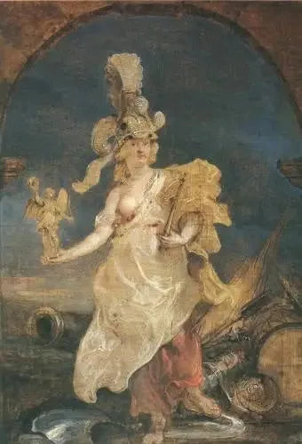 Marie de Médicis dans le rôle de Bellone - Peter Paul Rubens image 1 reproduction réalisée par Alpha Reproduction