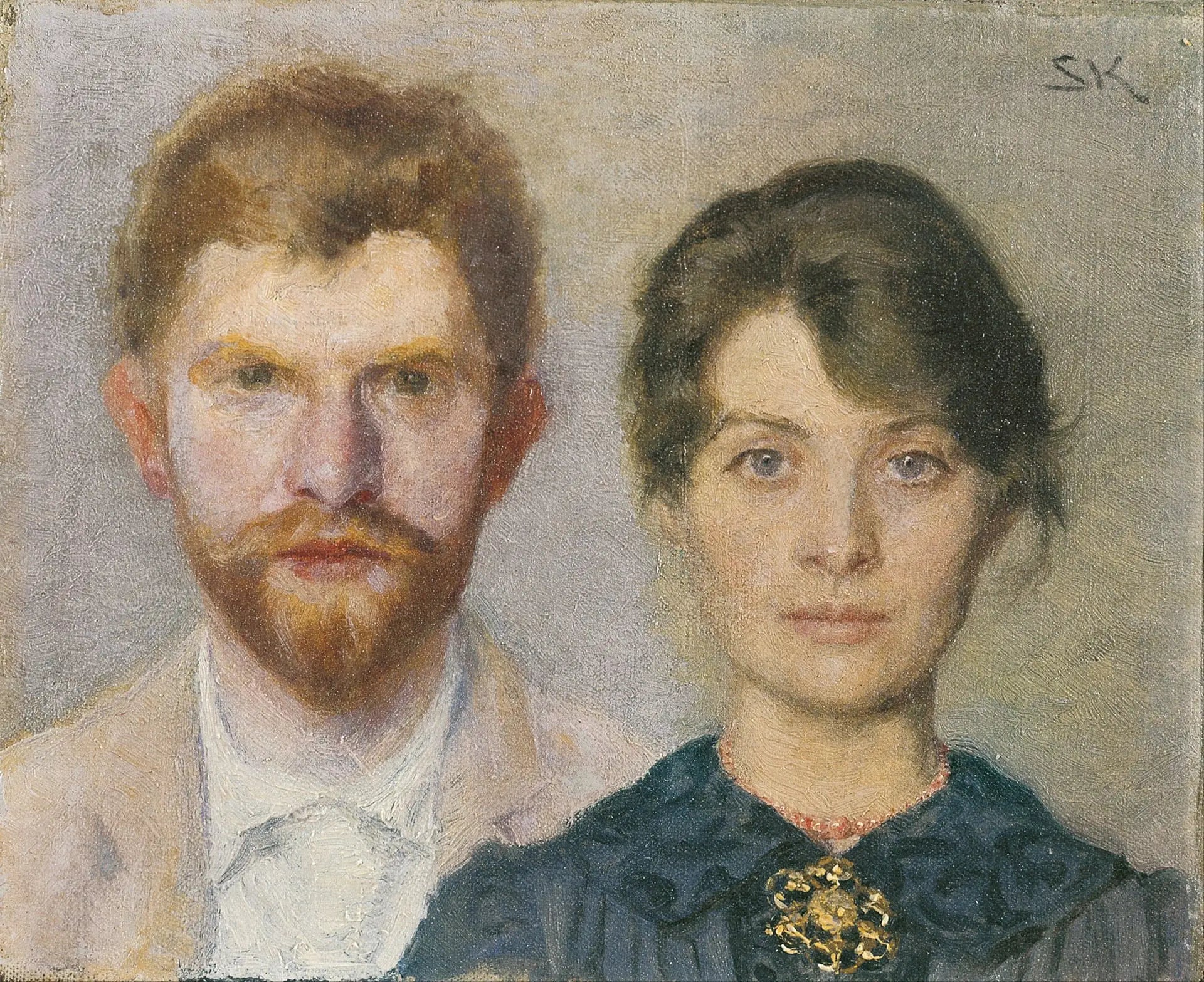 Marie et Peder Severin Krøyer - Peder Severin Krøyer image 1 tableau peint à l’huile sur toile