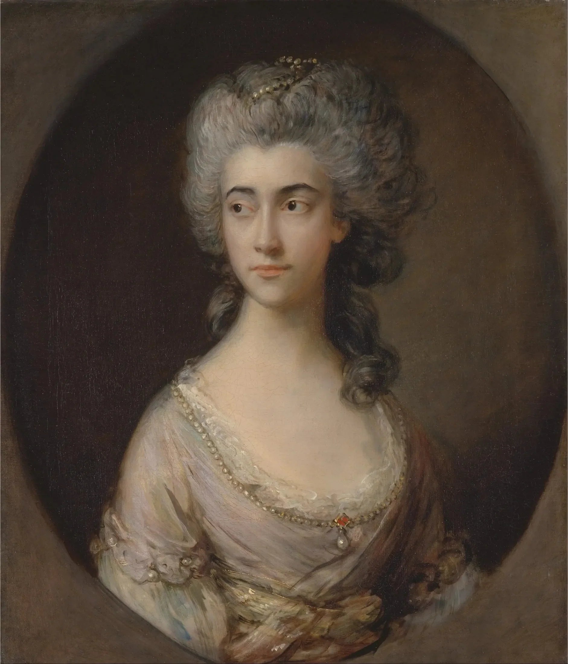 Marie Heberden - Thomas Gainsborough image 1 reproduction de peinture à l’huile