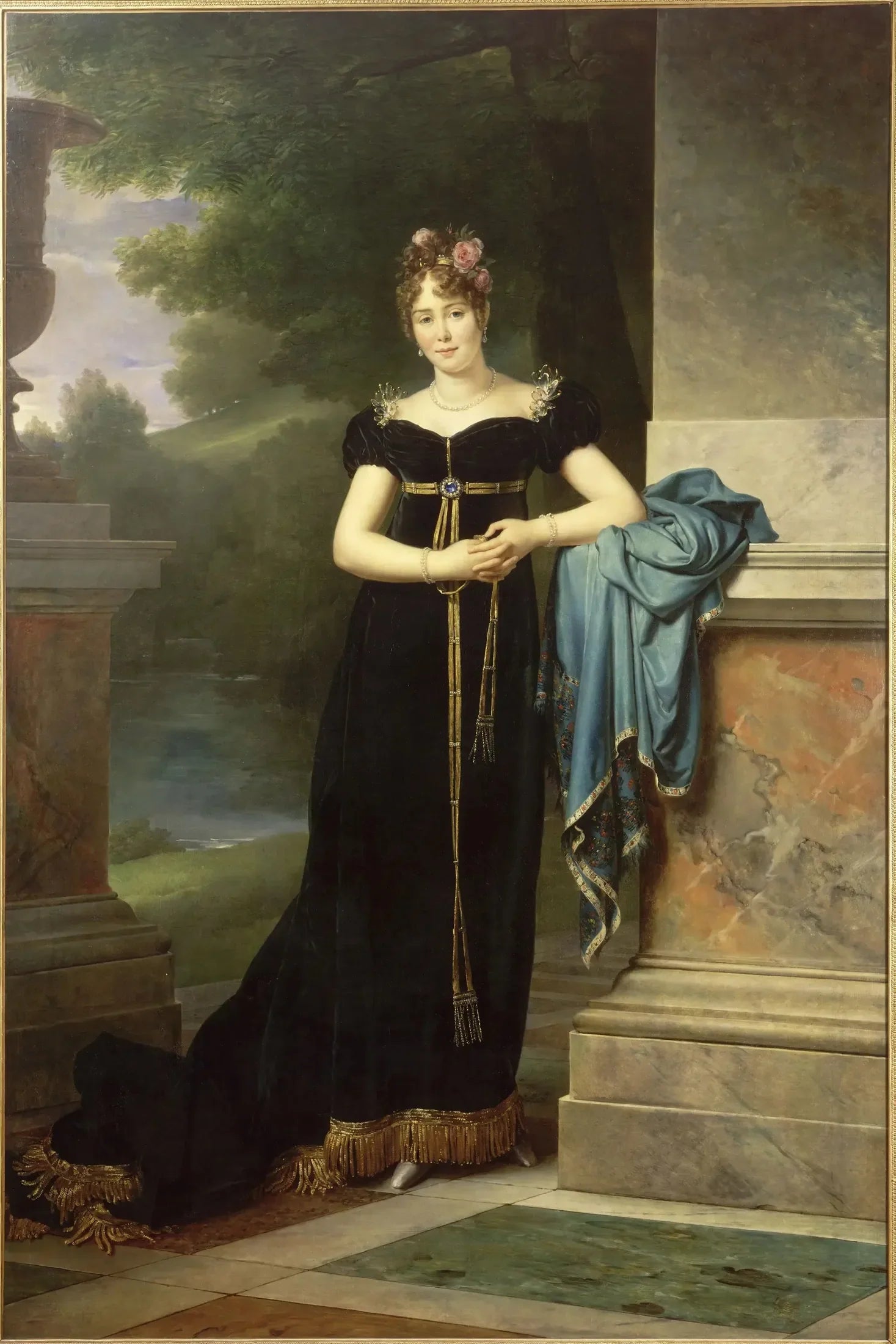 Marie Laczinska (1789-1817) comtesse Walewska, puis comtesse d'Ornano - François Gérard image 1 reproduction réalisée par Alpha Reproduction