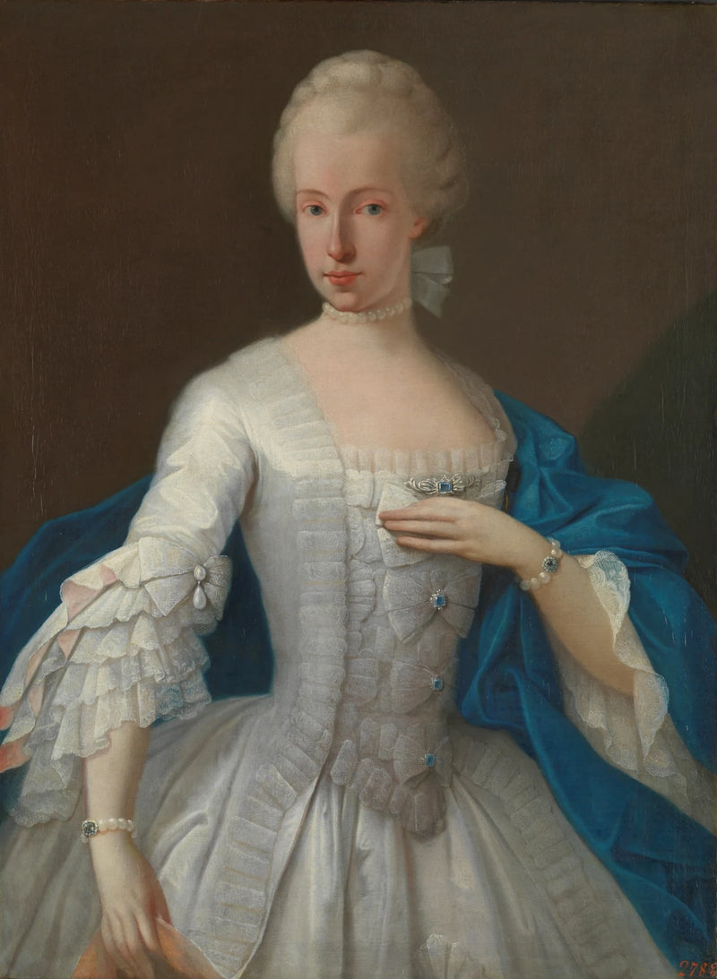 Marie Louise de Bourbon et de Saxe - Artiste inconnu