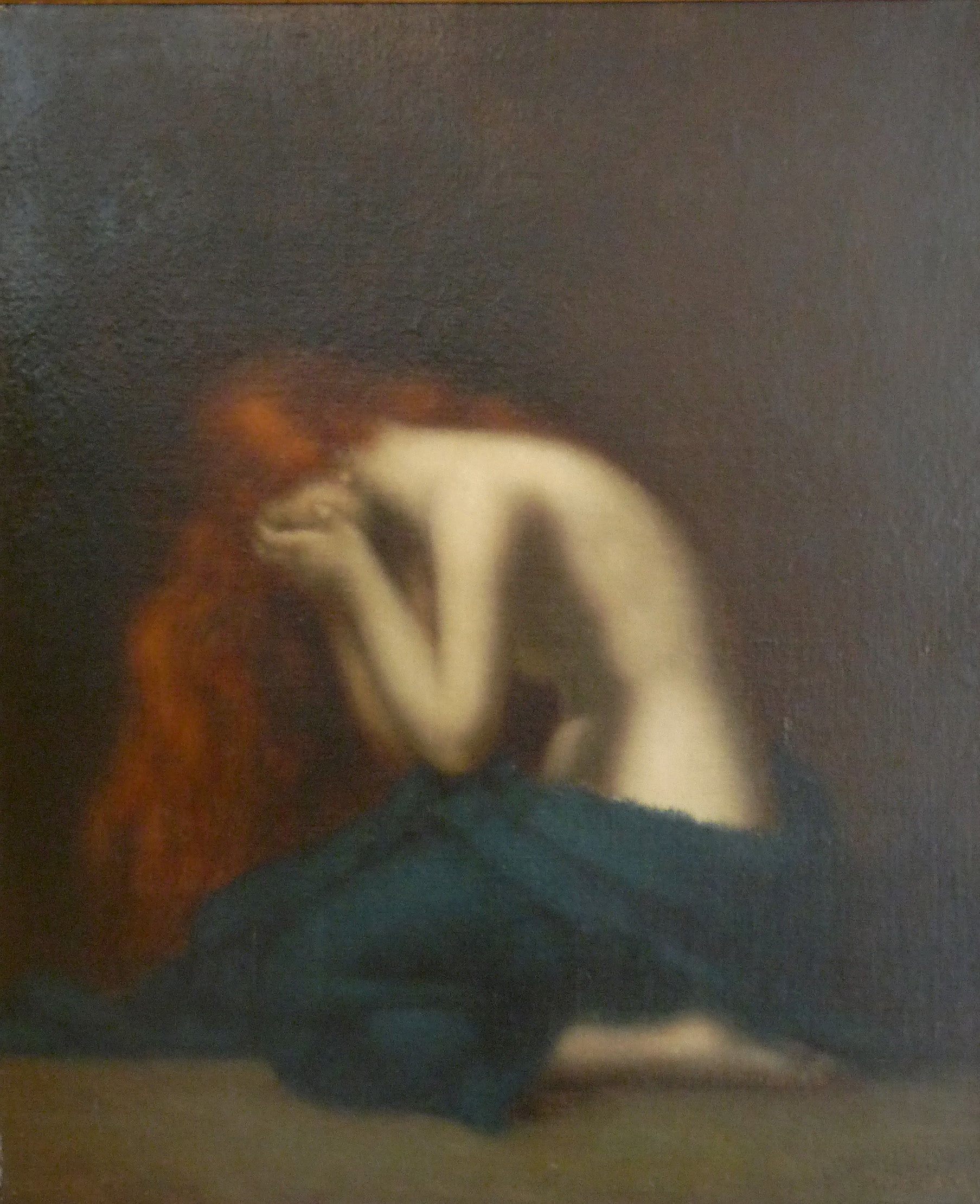 Marie Madeleine à genoux - Jean-Jacques Henner image 1 reproduction réalisée par Alpha Reproduction