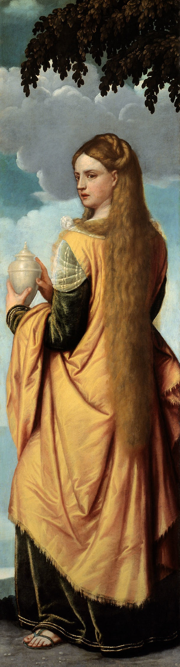 Marie-Madeleine - Alessandro Bonvicino image 1 reproduction d’œuvre d’art à l’huile