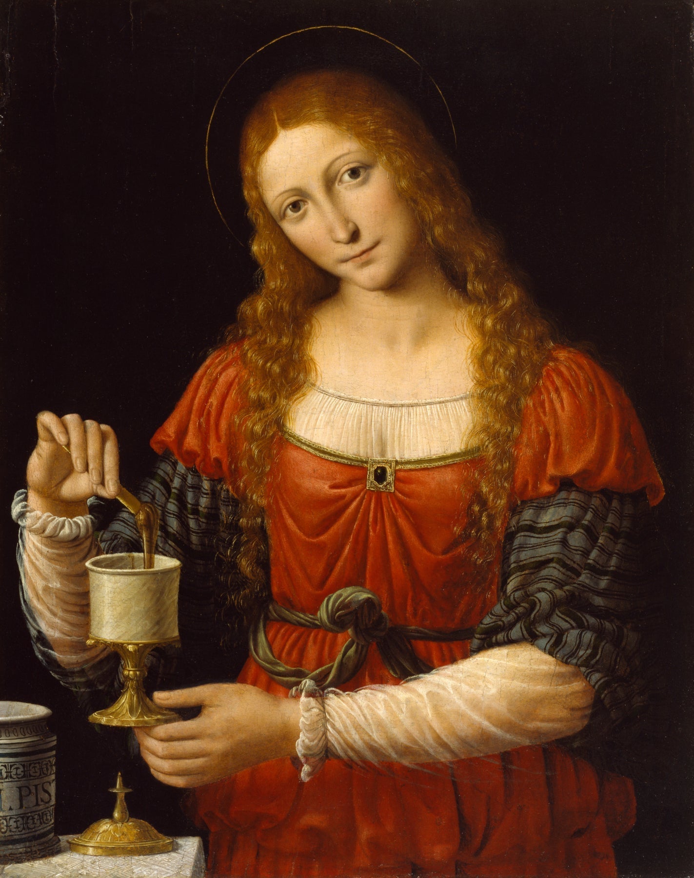 Marie-Madeleine - Bernardino Luini image 1 reproduction de peinture à l’huile