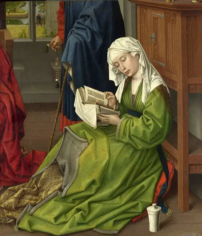 Marie Madeleine lisant - Rogier van der Weyden image 1 reproduction de peinture à l’huile
