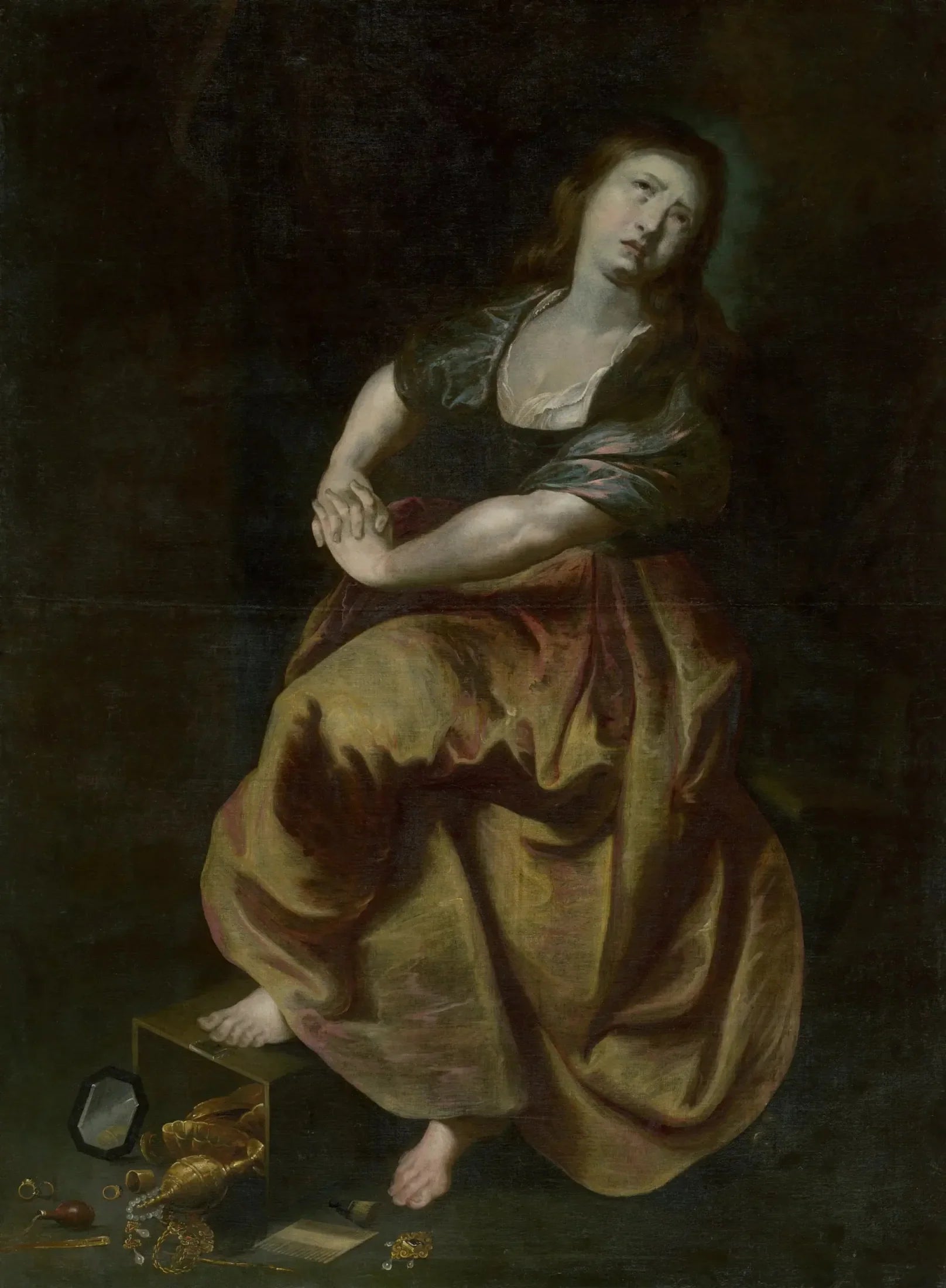 Marie-Madeleine pénitente - Peter Paul Rubens image 1 tableau peint à l’huile sur toile