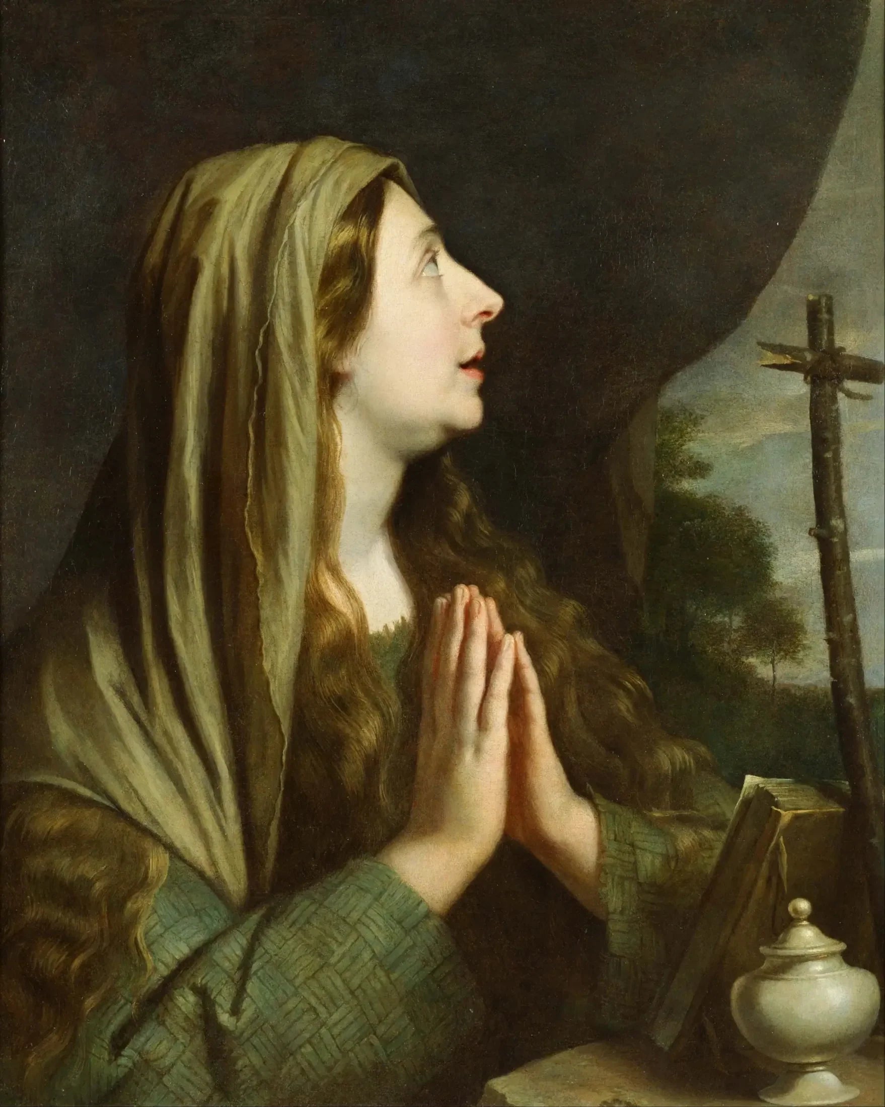 Marie-Madeleine - Philippe de Champaigne image 1 copie de tableau peinte à la main