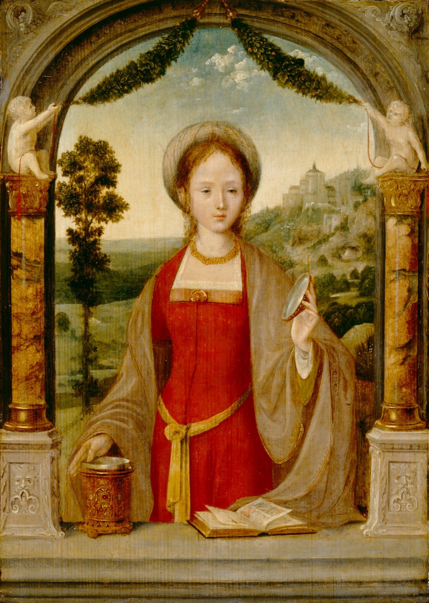 Marie-Madeleine - Quentin Metsys image 1 reproduction de peinture à l’huile
